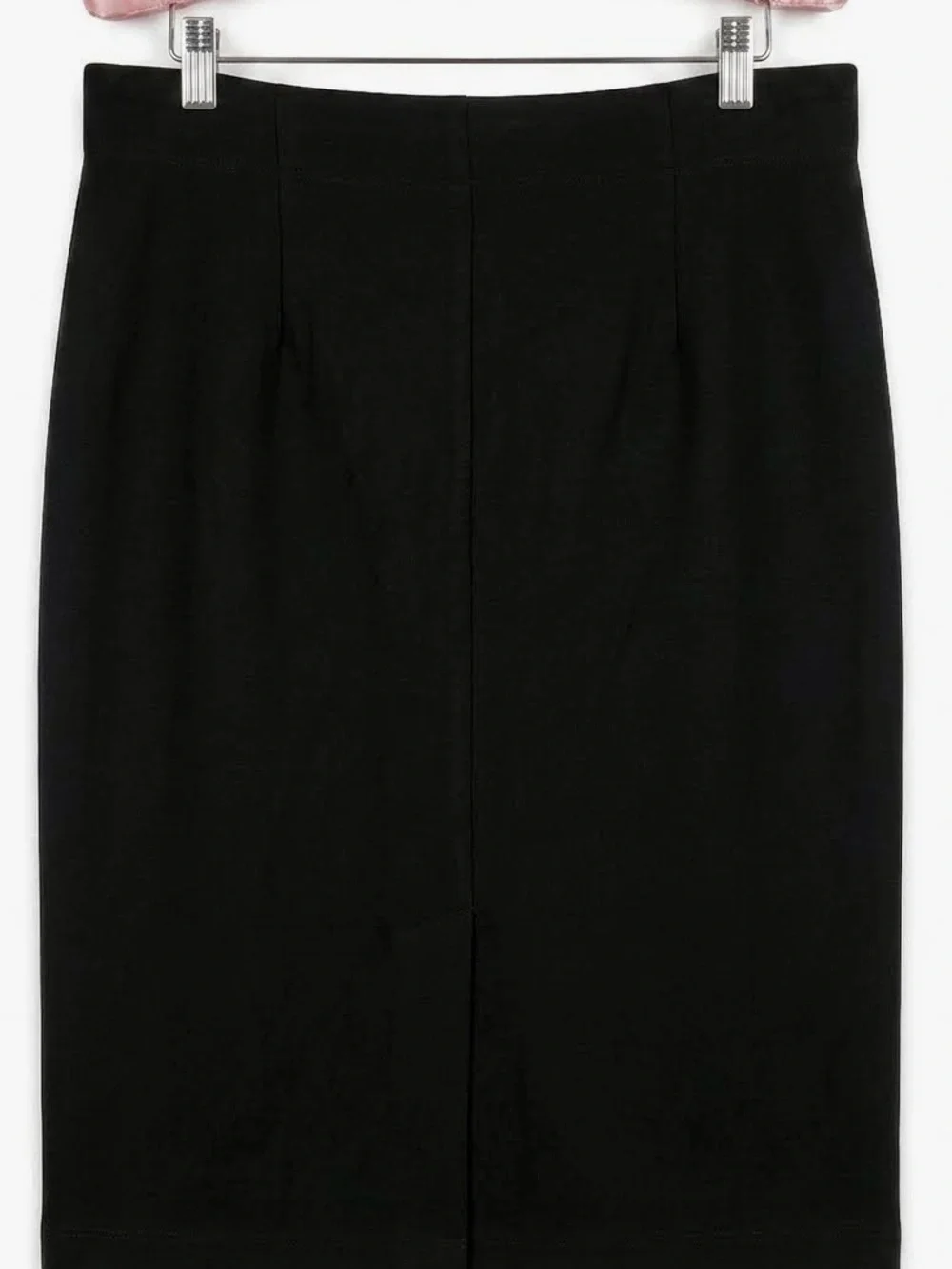 Eileen Fisher Black Pencil Skirt • Petite Small • Stretch • Classic Minimalist